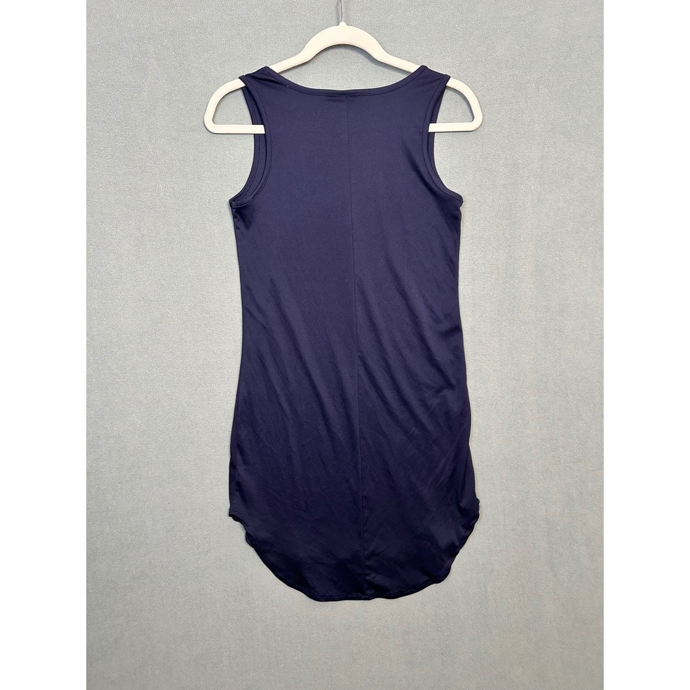 D-Signed Girls Tank Dress Navy Blue Polyester High Low Hem Sleeveless XL 14/16 - Picture 5 of 8